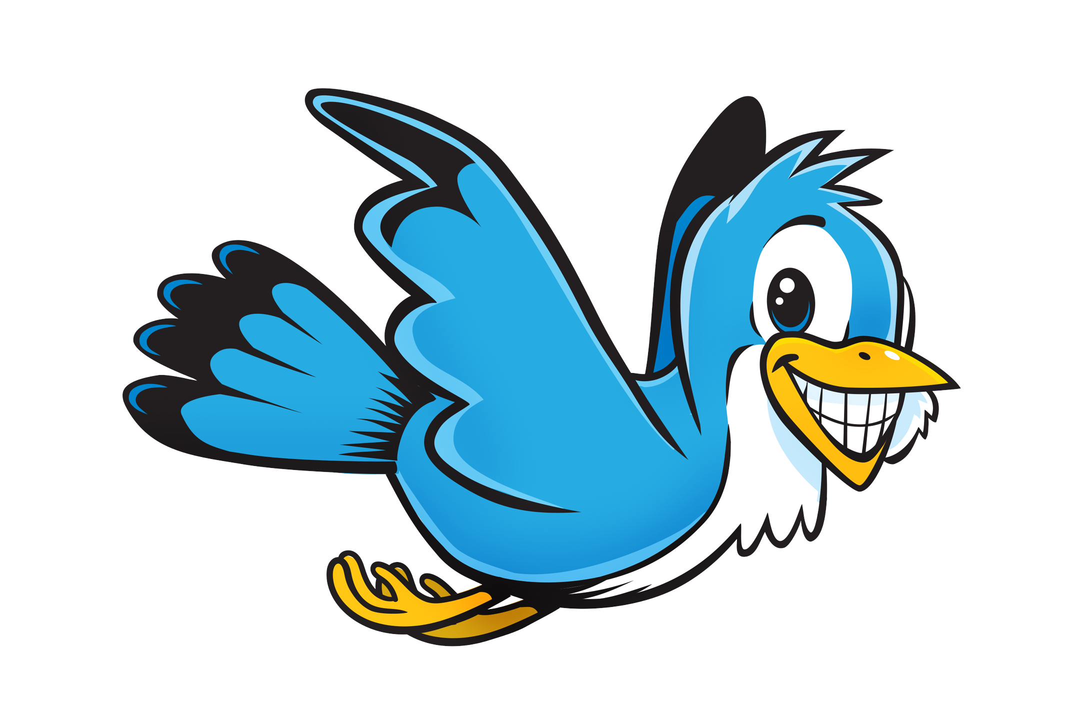 Blue bird graphic